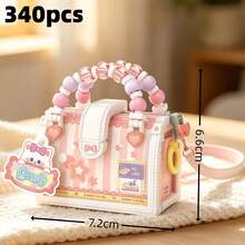 360pcs/350pcs/330pcs/340pcs Cute Micro Particle Mini Bag Building Blocks Series, Openable Movable 3D Bag Blocks, High Playability/Creative Stress Relief Handmade Assembly Toy, Adult Building Block Toy Set, Birthday/Holiday Fashion Gift - Multicolor - View 12