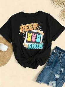 Women T-Shirts - Black - View 2