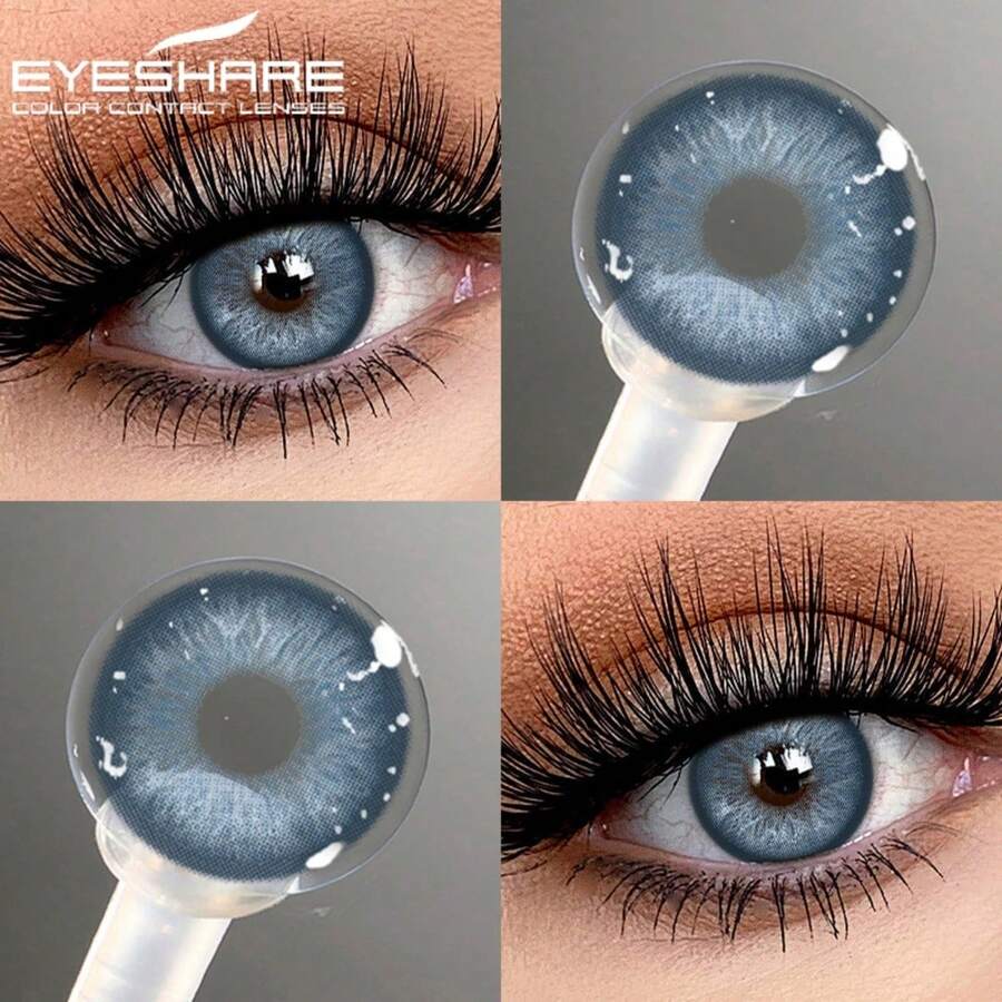 Eyeshare 1 Pair For Eyes Natural Gray Pupils Lens Blue Eye Lenses Brown Soft Lenses Green Eye Contacts