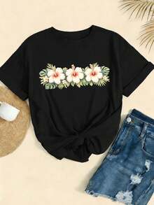 Women T-Shirts - Black - View 2
