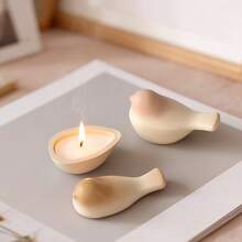 3D Bird Silicone Mold, DIY Plaster, Candle, Aromatherapy, Storage Box Decor Mold - Bird Storage Mold - View 4