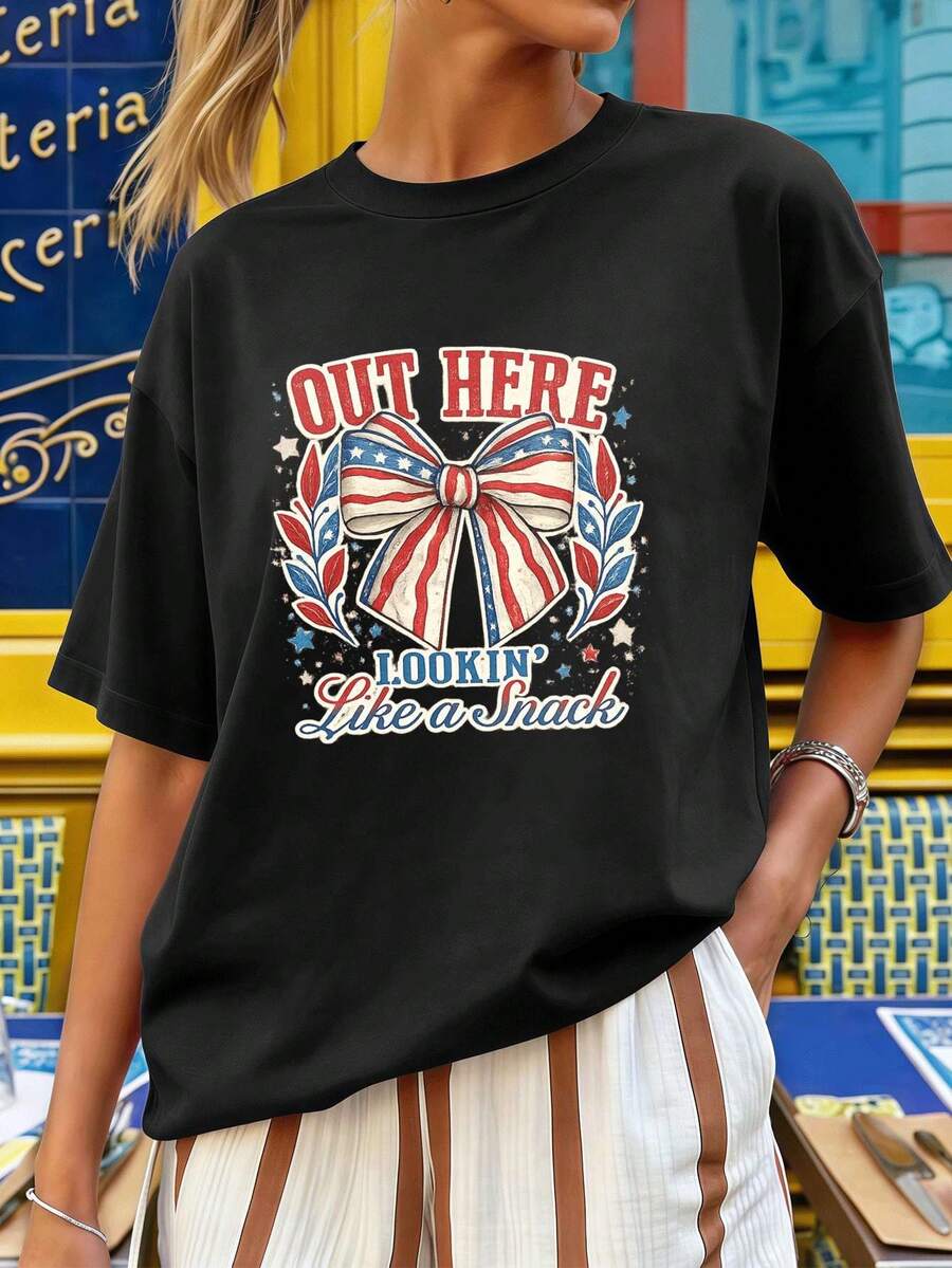 Women T-Shirts - Black - View 1