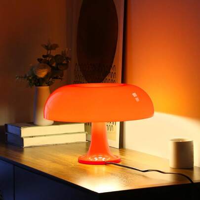 5V USB Powered Dimmable Mushroom Desk Lamp, 3 Color Modes, Decorative Ambient Light For Home, Living Room, Bedroom, Study, Library, Cafe, Dining Room, Bar, Modern Bedroom Lighting