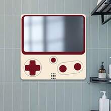 20cm Self-Adhesive Acrylic Mirror Wall Decor, Suitable For Halloween Party Decoration, Designed As Gaming Console - 1PC - View 2
