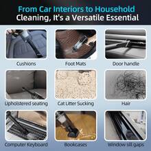 Rechargeable Handheld Vacuum Cleaner, Cordless Dust Catcher Portable Automotive Vacuum Cleaner With Powerful Cleaner Hand Air Duster For Cleaning Cars, Workshops, Computers, Homes, Decoration, Offices, And Homes, Car Vacuum Cleaner, Car Vacuum Cleaner Cordless Strong Suction, Portable Vacuum Cleaner Cordless, Vacuum Cleaner For Home, Handheld Vacuum Cordless, Mini Vacuum, Mini Vacuum For Dryer, Car Vacuum Cleaner Strong Suction, Cordless Vacuum Cleaner, Car Vacuum - 黑色1個 - 查看 10