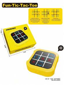 1pc 4-In-1 Tic Tac Toe Toy For Kids, 1-On-1 Battle, Whack-A-Mole, Memory Challenge Party Board Game, Christmas Gift For Boys And Girls - Multicolor - View 14