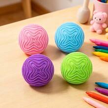 1/2/8 cái bóng xả stress lông mềm, đồ chơi fidget mềm giảm lo âu, bóng bóp bột, bóng co giãn nhồi bột dễ thương, bóng xả stress lông, bóng bóp cảm giác cho người lớn giảm lo âu và căng thẳng - Nhiều màu - Xem 9