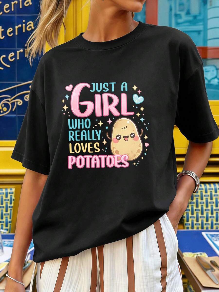 Women T-Shirts - Black - View 1