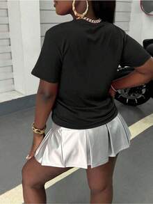 Women T-Shirts - Black - View 3