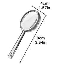 5/8/15pcs 5X 9cm Handheld Magnifier Set, Clear For Science Exploration, Inspection, Reading, Insect Observation & Close Work - A - View 2