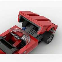Modelo de coche MOC tipo E convertible 1990, bloques de construcción educativos creativos DIY, juguete de regalo para niños - 255 unidades - Ver 4