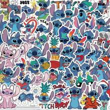Disney Bộ sticker Stitch hỗn hợp, hình dán vinyl hoạt hình người ngoài hành tinh dễ thương với Lilo & Angel, nhãn dán chống thấm nước có thể tháo rời dùng cho sổ lưu niệm, nhật ký, trang trí sổ kế hoạch, đồ nhét túi quà, niêm phong phong bì, thẻ quà tặng, các dự án DIY, đồ dùng tiệc tùng, bình nước, máy tính xách tay, ốp điện thoại, bình giữ nhiệt, hành lý, sticker dành cho người hâm mộ Stitch. - A - Xem 4