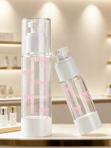 30/50/100ml Butterfly Pattern Transparent Plastic Refillable Travel Bottles, Suitable For Lotions, Creams, Shampoos, Toners Etc., Made Of Durable Quality Plastic, Reliable For Travel Or Home Use - Multicolor - View 2