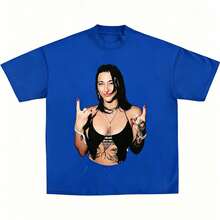 RHEA RIPLEY 3.0 TEE, Wrestling Tee, Wrestling Gift, Sports Shirt, Workout T-Shirt, Streetwear - Tee New Comfortable Retro Cotton T-Shirt-Unisex-L91 - 藍色 - 查看 10