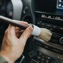 Car Crevice Cleaning Brush Set, Soft Bristles Won't Damage Paint, Specialized For Cleaning Rims, Grilles, And Interior Tight Spaces - Three Brushes - View 2
