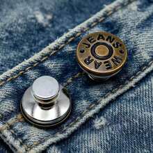 10 chiếc cúc denim có thể tháo rời, cúc denim kim loại 17mm, cúc denim thay thế, dễ lắp đặt. - 10 cái - Xem 3