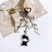 1pc Geto, Gojo Dark Style Versatile Anime Merchandise Simple Keychain Ita Bag Charm Accessory, Personalized Phone Case Chain, Suitable For Men And Women Doll, Backpack Charm Accessory, Birthday Holiday Couple Gift Accessory - View 9