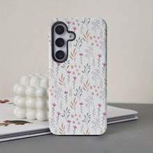 Funda para teléfono: Diseño de ramas y hojas de flores. Adecuada para s23ultra/s23plus/s22/s22plus/s22ultra/s21/s21plus/s21ultra/s23/s24/s24plus/s24ultra/s20fe/s24fe/A16/A15/s25/s25plus/s25ultra/A26/A36/A56. Funda protectora a prueba de golpes. Adecuada para iPhone 17 Pro Max 17 Air 17 16 Pro 15 14 13 12 1. - Color mixto 1 - Ver 4