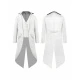 Jacquard Tailcoat White