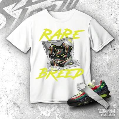 AM 95 Bandana Rare Breed Inside, Camiseta a juego con zapatillas, Camiseta gráfica streetwear para Sneakerhead