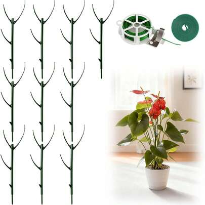 Cọc đỡ cây Mantara có thể xếp chồng lên nhau, cấu trúc đỡ cây leo bền chắc, thích hợp cho cây trồng trong chậu trong nhà và ngoài trời, cọc đỡ vườn, thích hợp cho cây lan ý, hoa leo clematis và các loại cây leo khác.