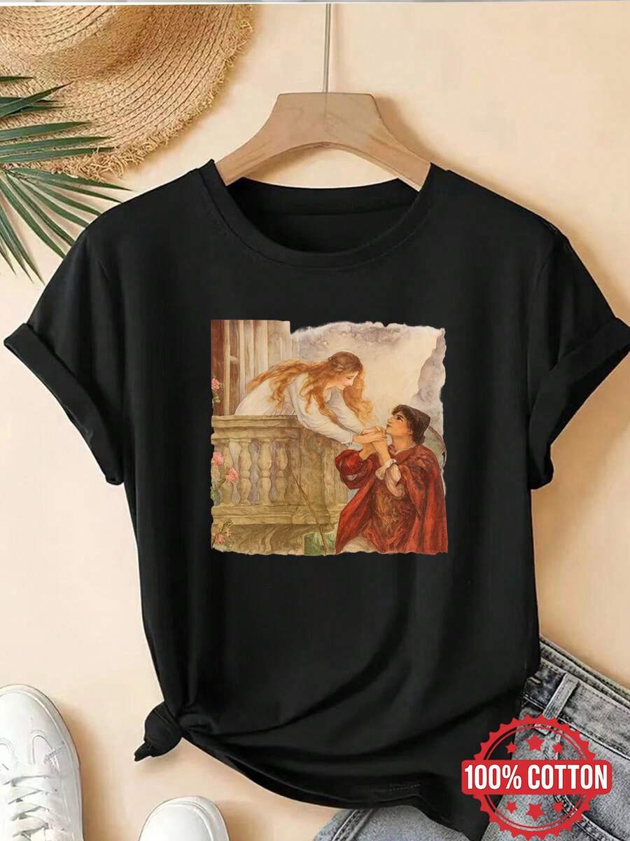 Women T-Shirts - Black - View 1