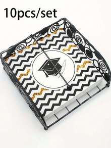 40pcs Graduation Party Napkins - Perfect For School, College And High School Graduation Celebrations | Disposable Napkins Suitable For Graduation Ceremony, Photo Booth And Family Graduation Party - Graduation Cap Printed Napkins - View 14