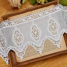 1/3 Yards European Retro Hollow Embroidery Lace 17Cm Fabric Clothing Decoration Border Sewing Additions Suitable For Wedding Dress Decoration, DIY Clothing, Doll Dresses, Home Decor, Wedding Season, And Beginner Sewing. - Multicolor - View 9