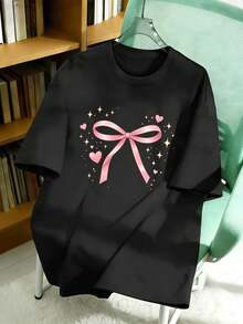 Women T-Shirts - Black - View 2