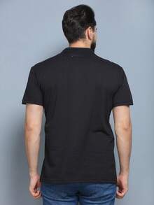 BOOS Men's Short-Sleeved Polo Shirt - Charcoal - View 2