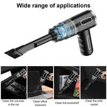 Rechargeable Handheld Vacuum Cleaner, Cordless Dust Catcher Portable Automotive Vacuum Cleaner With Powerful Cleaner Hand Air Duster For Cleaning Cars, Workshops, Computers, Homes, Decoration, Offices, And Homes, Car Vacuum Cleaner, Car Vacuum Cleaner Cordless Strong Suction, Portable Vacuum Cleaner Cordless, Vacuum Cleaner For Home, Handheld Vacuum Cordless, Mini Vacuum, Mini Vacuum For Dryer, Car Vacuum Cleaner Strong Suction, Cordless Vacuum Cleaner, Car Vacuum - 黑色1個 - 查看 6