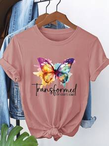 Women T-Shirts - [White] - View 4