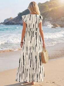 Women Maxi Dresses - Multicolor 6 - View 2