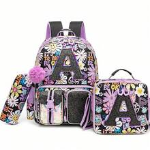 3pcs/Set Cute Girls Backpack Set, Elementary School Student Bookbag, Children's Fashionable Travel Backpack, Large Capacity Laptop Bag, With Messenger Bag, 3-In-1 Backpack Set, Essential For Girls Back To School Season - Girls Schoolbag - View 10