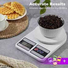 Digital Kitchen Scales - 白色 - 查看 1