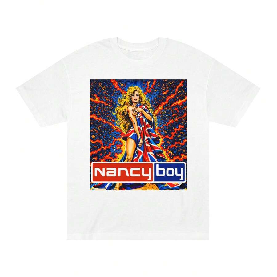Nancyboy T Shirt British Flag - 白色 - 查看 1