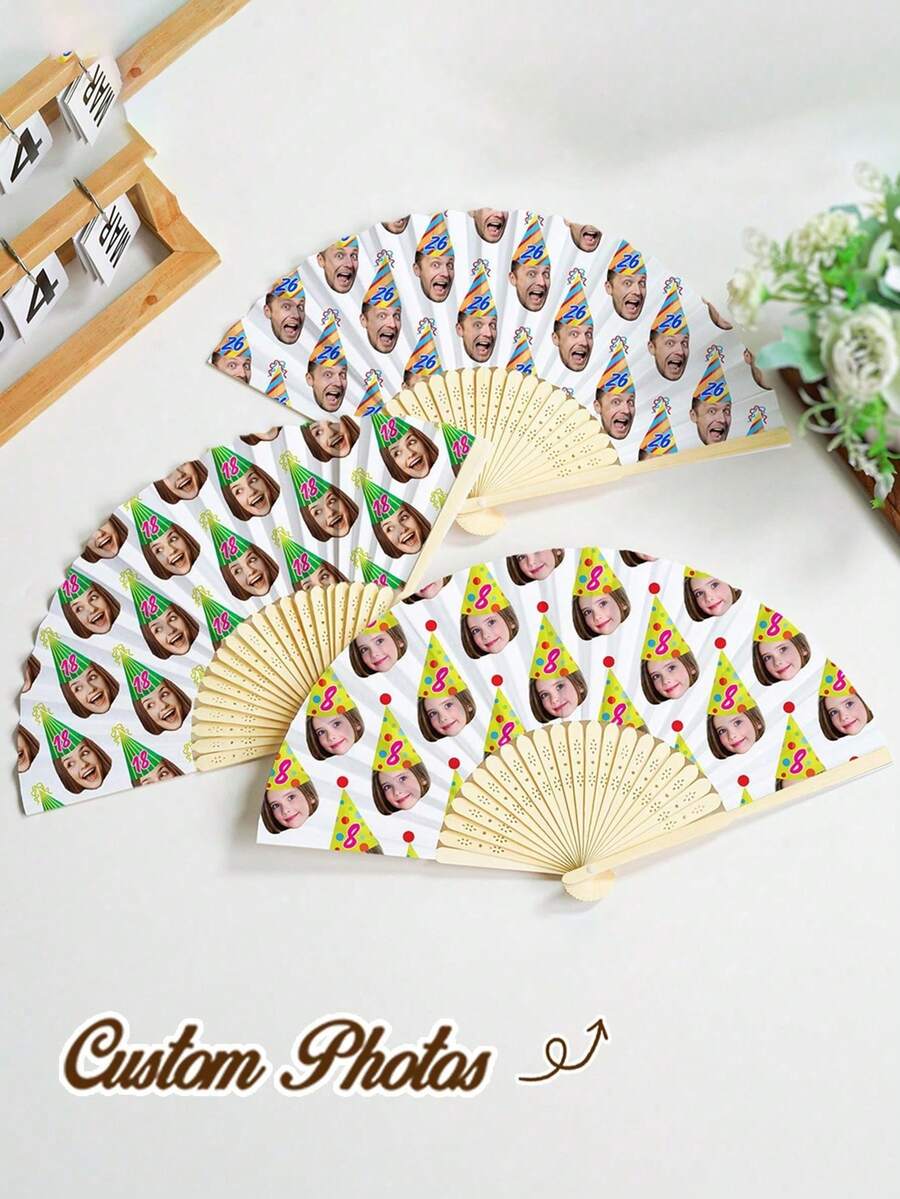 客製化姓名LOGO白色婚禮扇，經典DIY扇子，裝飾性高品質客製化，個性化，時尚，精緻客製化