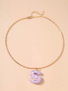 1 chiếc vòng cổ chữ đính sequin thời trang, đa năng, vòng cổ choker đeo hàng ngày dành cho nữ. - Nhiều màu - Xem 13