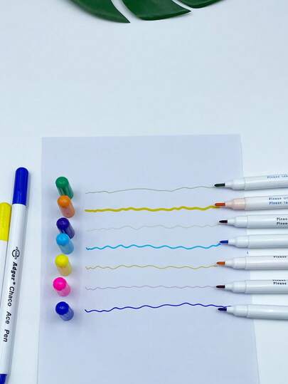 2pcs Sewing Marking Pens, 8 Color Options, Smooth Tip For Precise Marking, Fades Naturally Over Time, Suitable For Sewing, Embroidery And Quilting