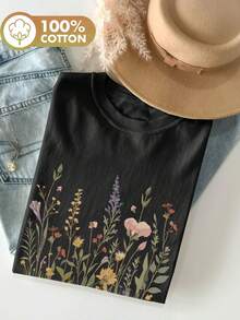 Women T-Shirts - Black - View 1