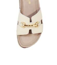 Women Flat Sandals - Beige - View 3