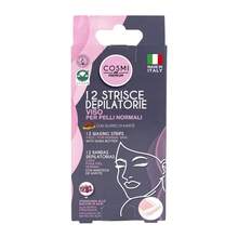 COSMI MILANO MADE IN ITALY FACIAL, LEGS, AND BODY WAX WITH SHEA BUTTER, ARGAN OIL, AND VITAMIN E. WITH AÇAÌ FLAVOR. AN ESSENTIAL ITEM FOR SPRING AND SUMMER HAIR REMOVAL. REMOVES EXCESS FACIAL HAIR QUICKLY, GENTLELY, AND EFFECTIVELY. - STRISCE DEPILATORIE VISO x12PZ - 查看 5