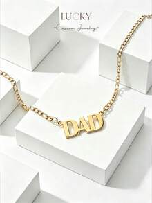 Dây chuyền mặt dây hình nơ bằng thép không gỉ mạ vàng mờ, kiểu . - Kiểu vòng cổ 2 - Xem 7