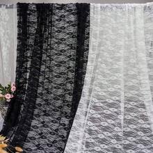 1 mảnh vải ren co giãn in hoa, chất liệu ren lưới hoa mềm mại, thoáng khí, thích hợp để may váy, rèm cửa, đồ thủ công DIY, váy cưới, may đồ lót. - Nhiều màu - Xem 2