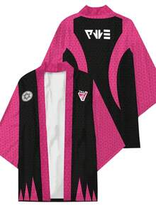Japanese Style Kimono For Cosplay, For Anime And Comic Con Events T8QM - Red - View 1