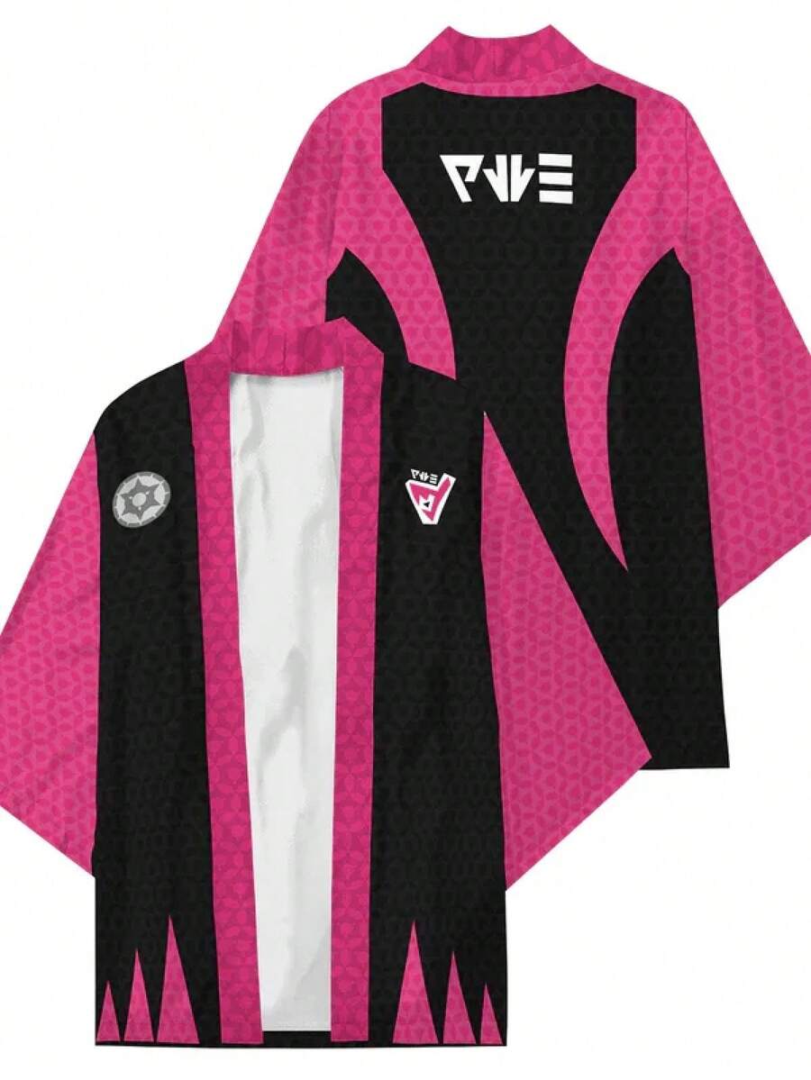 Japanese Style Kimono For Cosplay, For Anime And Comic Con Events T8QM - Red - View 1