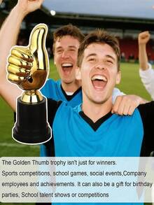 24pcs Thumbs Up Trophies, Suitable For Praising Outstanding Students, Rewarding Employees, As Sports Competition Props Or Office Party Gifts/Accessories - Multicolor - View 5