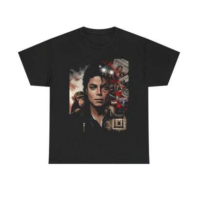Unisex Iconic Portrait T-Shirt - 100% Pure Cotton, Soft Crew Neck Shirt Featuring Iconic Prints, Unisex Casual Streetwear, Suitable For Everyday Use And As A Gift For Music Fans. Women's Blouses, T-Shirts, Cotton Summer Tops, Elegant Gothic Vacation Tops, Glitter T-Shirts.