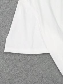 Manfinity Camiseta con estampado de dólar y gesto - Negro - Ver 4