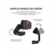 Webcam Usb Para Computadora 480P Con Micrófono Cámara Para Computadora - Negro - Ver 6